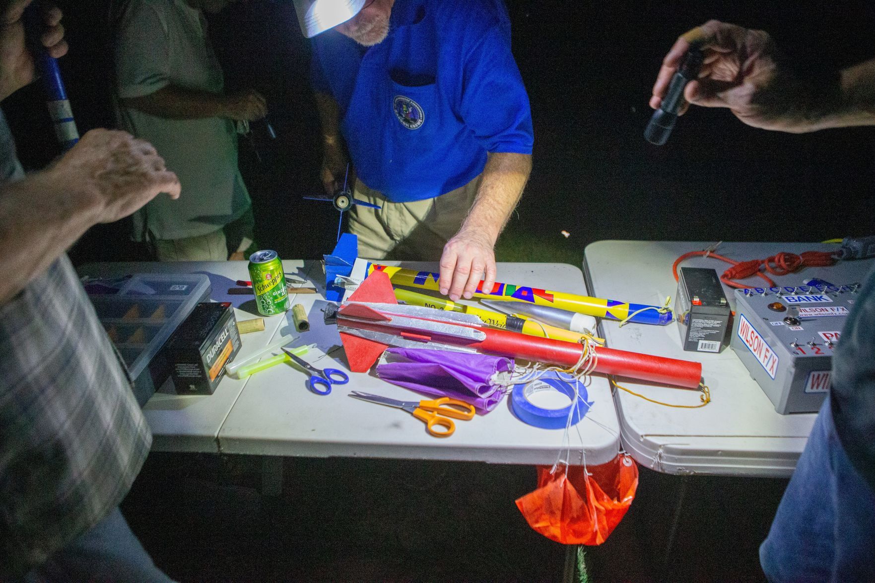 St. Louis Rocketry Association first night launch
